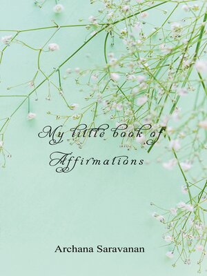cover image of My little book of Affirmations